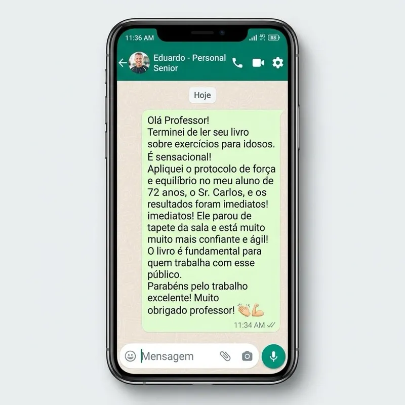 Depoimento WhatsApp - Eduardo Personal Senior